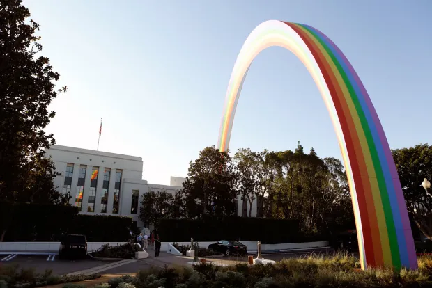 rainbow by tony tasset los angeles