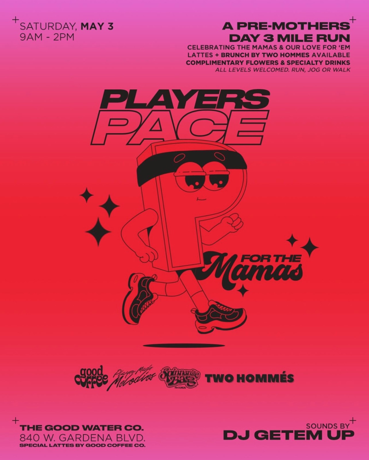 Players Pace Event Flyer